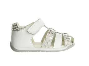 Surefit Bec Sandal - White   Silver