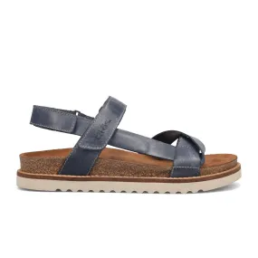 Taos Sideways Backstrap Sandal (Women) - Dark Blue