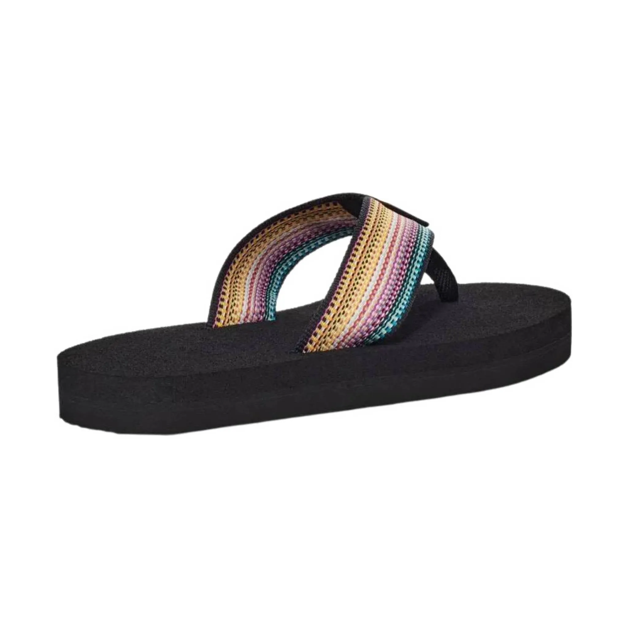 Teva Little Kids' Mush II Flip Flop - Antiguous Black Multi