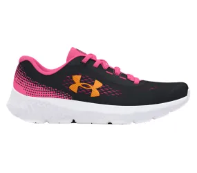 Under Armour Girls Trainer GGS Charged Rogue 4 Black/Pink/Orange