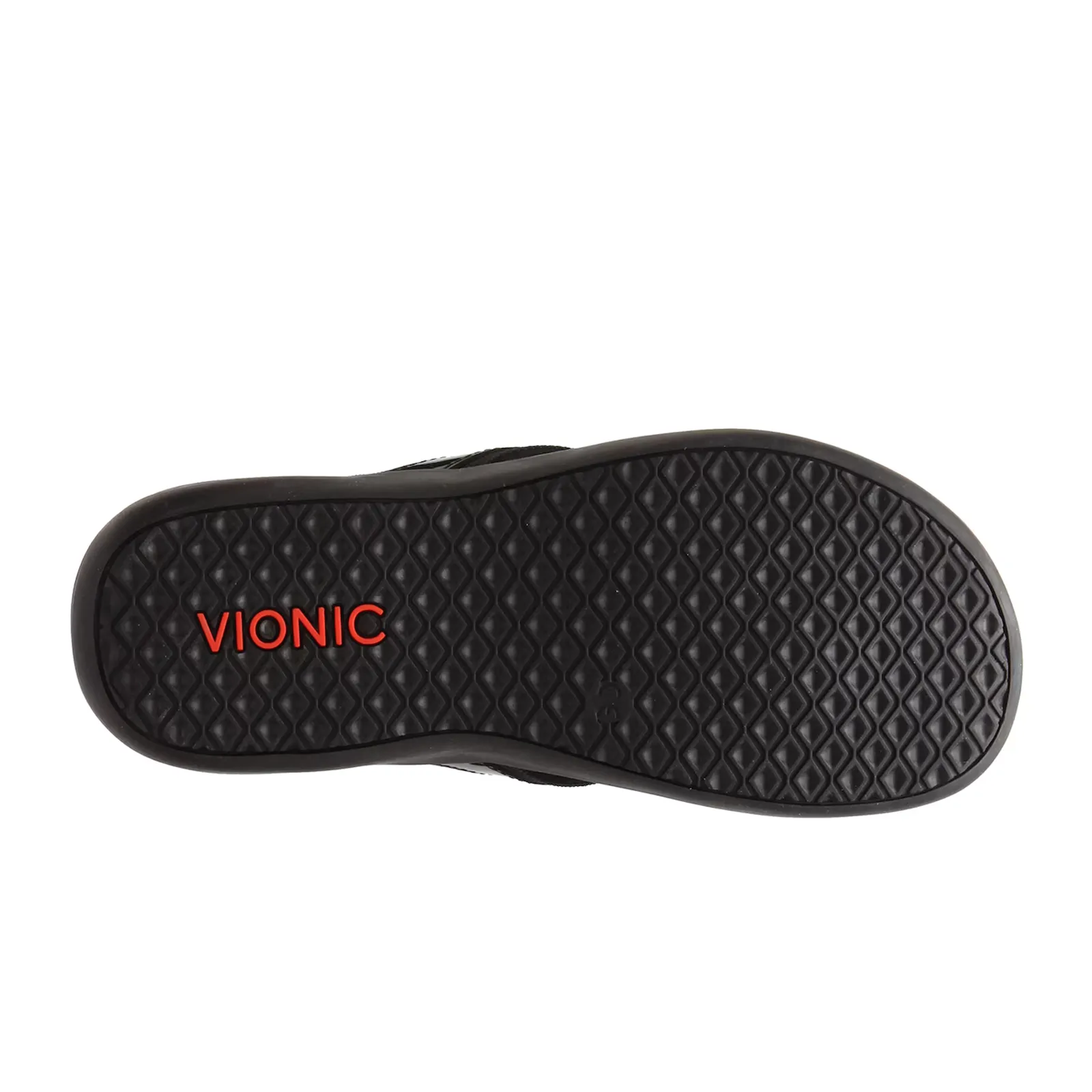 Vionic Tide Sandal (Women) - Black Patent Webbing