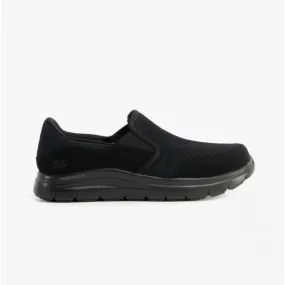 WIDE FIT: FLEX ADVANTAGE - MCALLEN SR Mens Trainers Black