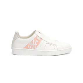 Women's Icon Genesis Chunk White Pink Leather Sneakers 91992-001