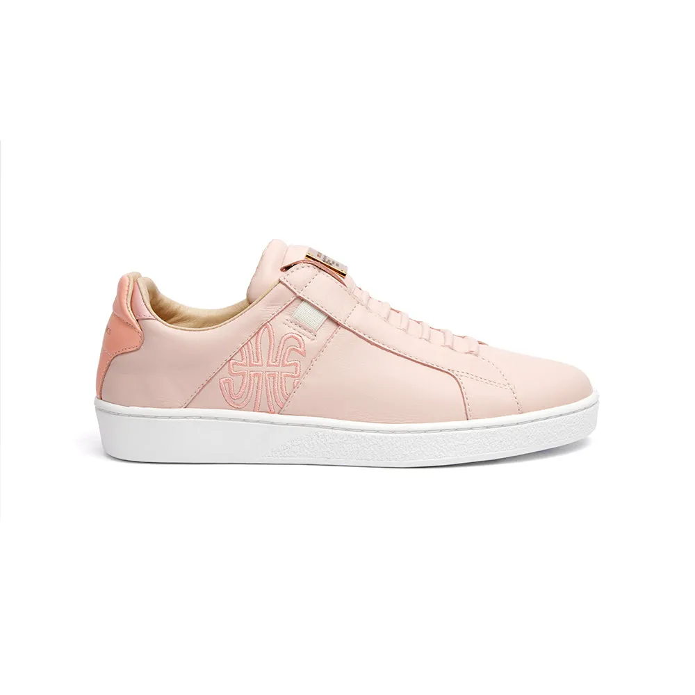 Women's Icon SBI Pink Leather Sneakers 92592-110