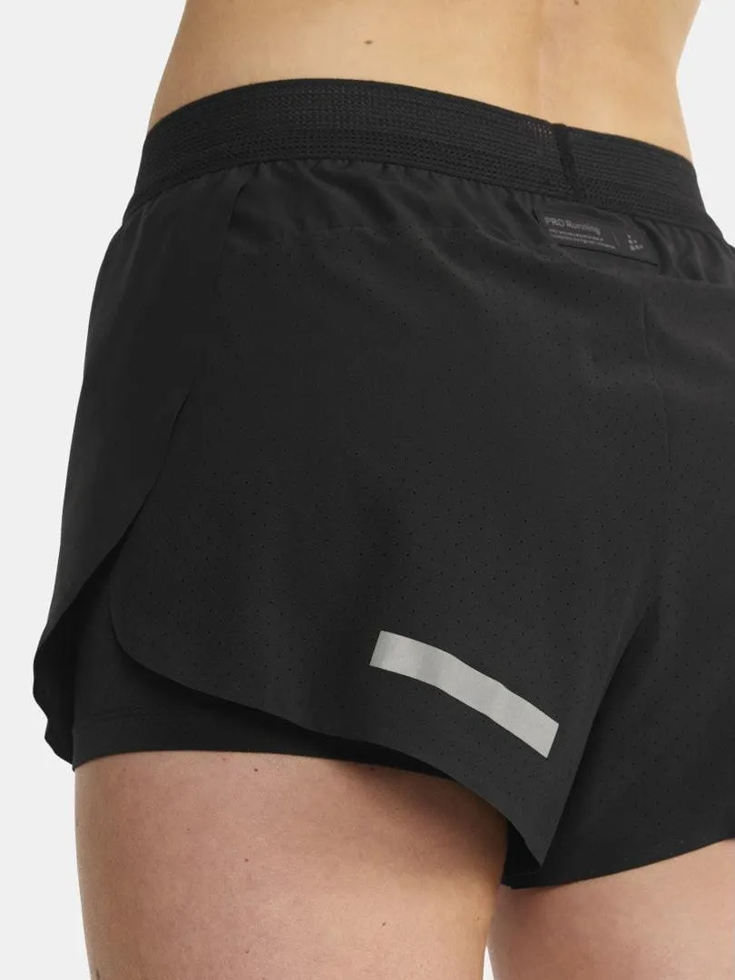 Women's PRO Hypervent Running Split Shorts 2